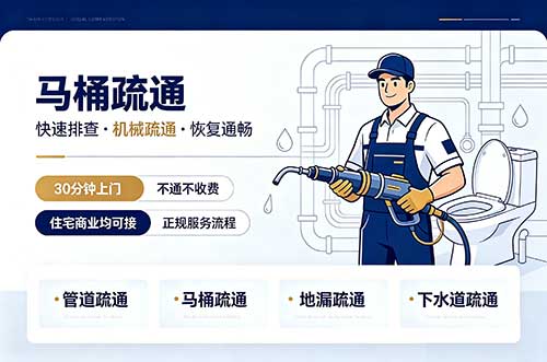南平马桶疏通
